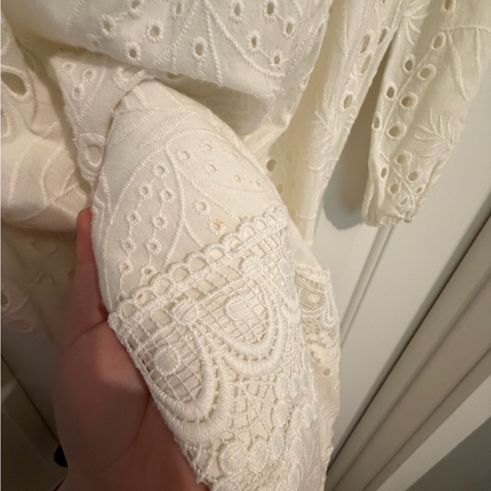 Antonio Melani White Eyelet Maxi Dress - Picture 8 of 8